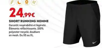 Sport 2000 Short Running Homme offre