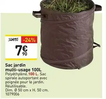 Weldom Sac Jardin Multi-usage 100l offre