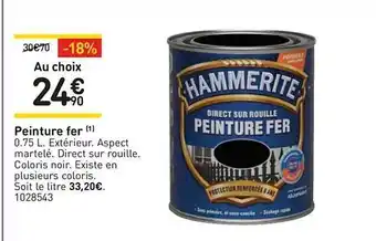 Weldom Peinture Fer Hammerite offre