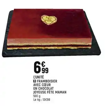 Casino Shop Framboisier Avec Coeur En Chocolat Joyeuse Fete Maman offre