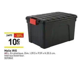 Weldom Malle Iris offre