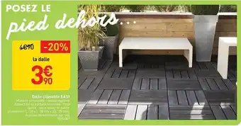 Weldom Dalle Clispsable Easy offre