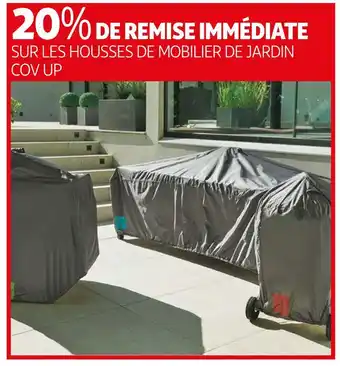 Auchan Bon plan sur les housses de mobilier de jardin cov up offre