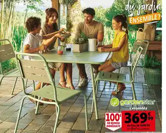 Auchan Salon de jardin 6 personnes offre