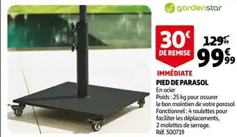 Auchan Pied de parasol offre
