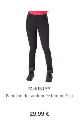 Intersport Pantalon de randonnée femme elsa offre