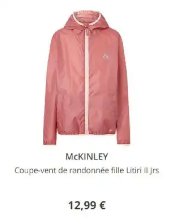 Coupe-vent de randonnée fille litiri II jrs