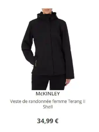 Intersport Veste de randonnée femme terang II shell offre