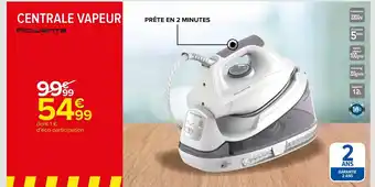 Carrefour Centrale vapeur offre