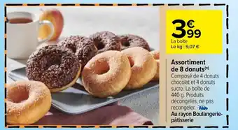 Carrefour Assortiment de 8 donuts offre