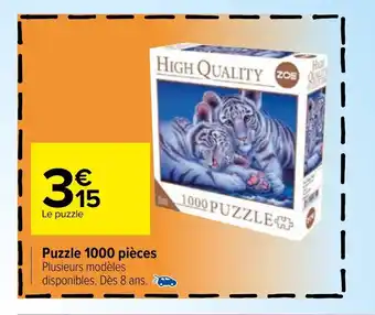 Carrefour Puzzle 1000 pièces offre
