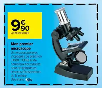 Carrefour Mon premier microscope offre