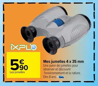Carrefour Mes jumelles 4x 35 mm offre