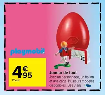 Carrefour Joueur de foot offre