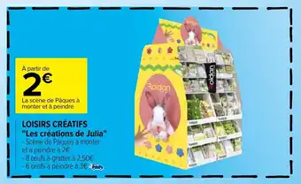 Carrefour Loisirs créatifs offre