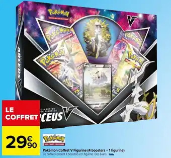 Carrefour Pokémon coffret v figurine offre