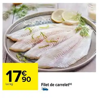 Carrefour Filet de carrelet offre