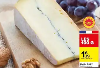 Carrefour Morbier A.O.P. offre