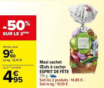 Carrefour Maxi sachet offre