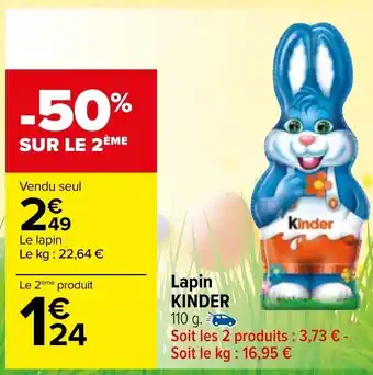 Carrefour Lapin offre