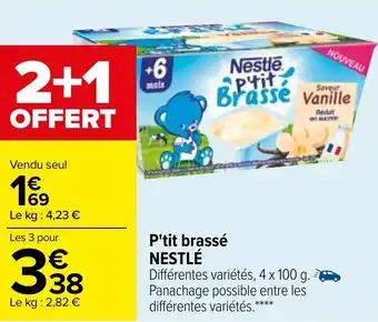 Carrefour P'tit brassé offre