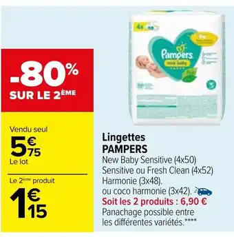 Carrefour Lingettes offre