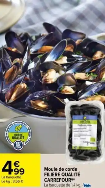 Carrefour Moule de corde offre
