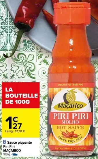 Sauce piquante piri piri