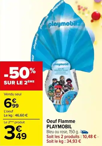 Carrefour Market Oeuf Flamme offre