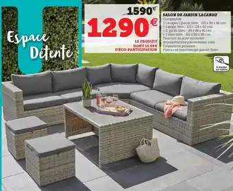 Hyper U Salon de jardin lacanau offre