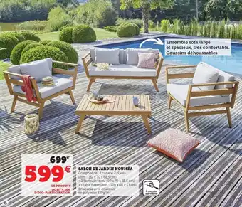 Hyper U Salon de jardin nouméa offre