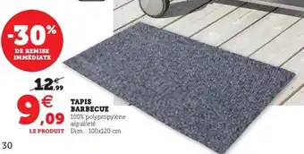 Hyper U Tapis barbecue offre