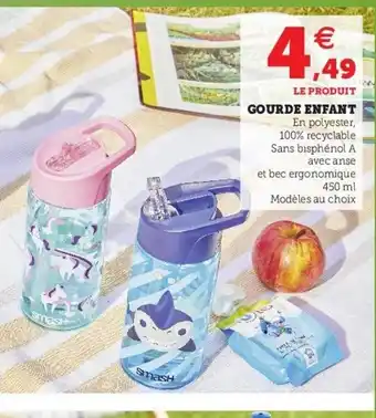 Hyper U Gourde Enfant offre