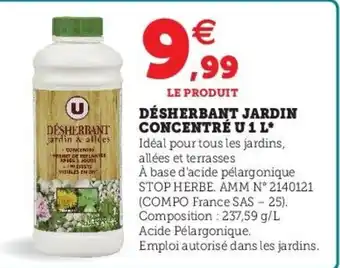Hyper U Désherbant Jardin offre