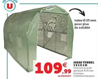 Hyper U Serre Tunnel offre