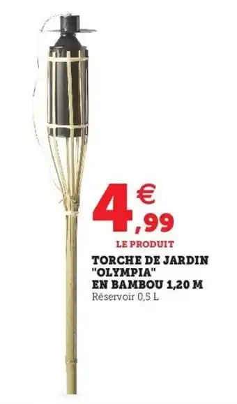 Hyper U Torche de Jardin offre