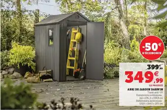 Hyper U Abri de Jardin Darwin offre