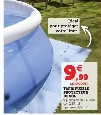 Hyper U Tapis Puzzle Protecteur de Sol offre