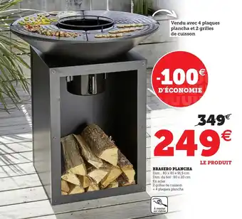 Hyper U Brasero Plancha offre