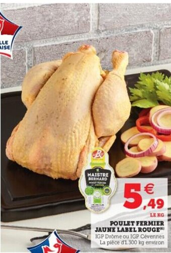 Super U Poulet Fermier offre