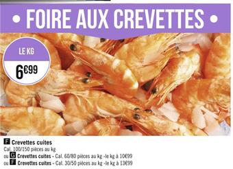 Géant Casino Crevettes cuites offre
