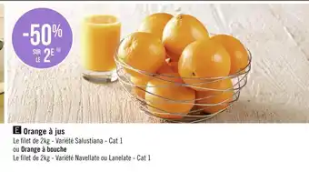 Géant Casino Orange à jus offre