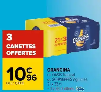 Carrefour Orangina orangina offre