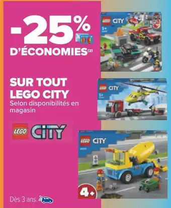 Carrefour Lego bon plans sur tout lego city offre