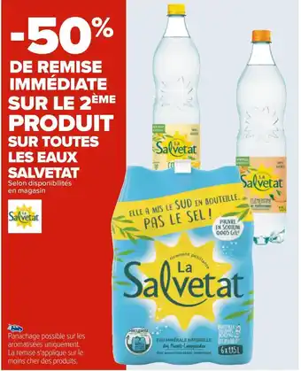 Carrefour La salvetat bon plan sur toutes les eaux salvetat offre