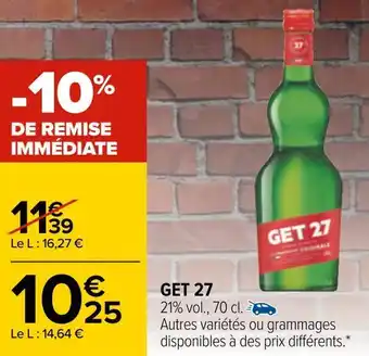 Carrefour Get 27 get 27 offre