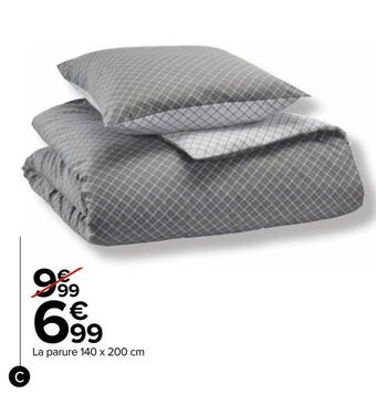 Carrefour La parure 140 x 200 cm offre