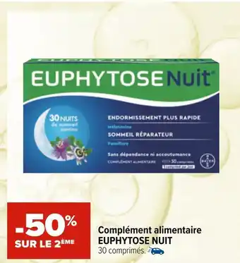 Carrefour Euphytose nuit complément alimentaire offre