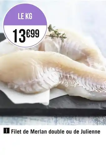 Géant Casino Filet de merlan double ou de julienne offre