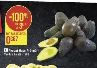 Géant Casino Avocat hass pré-mûri offre